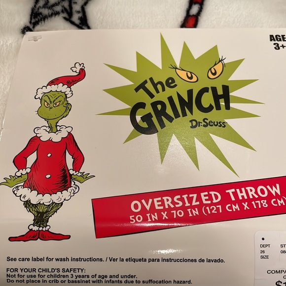 Grinch Holiday Blanket - Picture 3 of 3